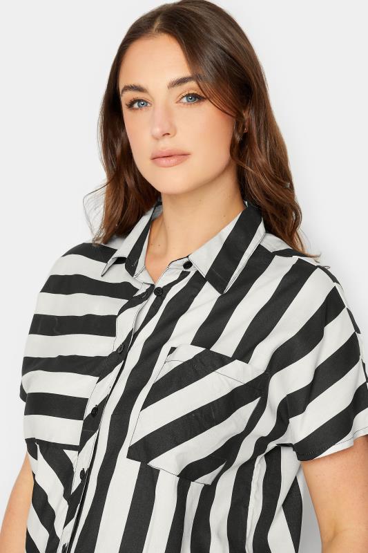 LTS Tall Women's Black & White Stripe Shirt | Long Tall Sally 4