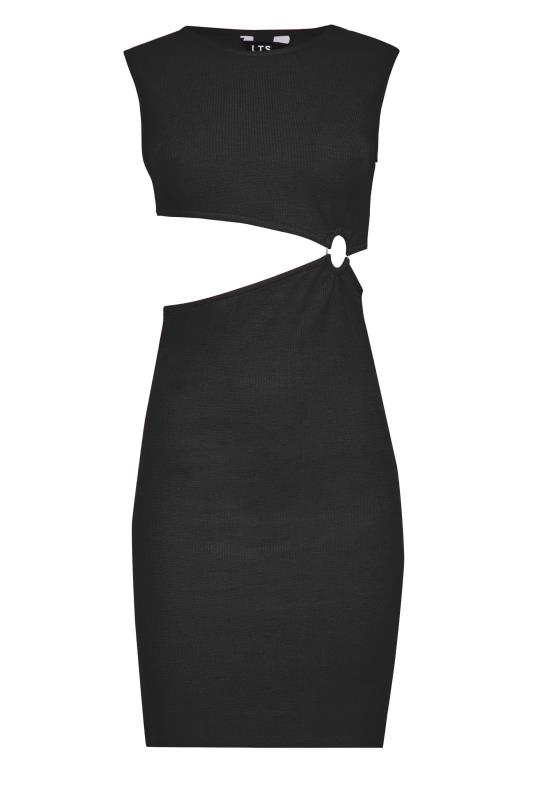 LTS Tall Women's Black Cut Out Ring Detail Dress | Long Tall Sally 6