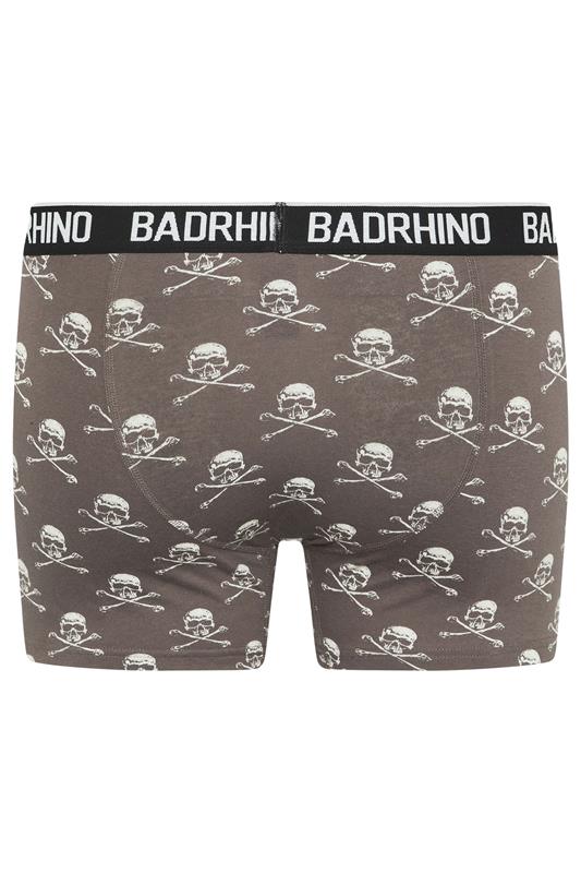 BadRhino Big & Tall 3 PACK Black Skull Boxers | BadRhino 3