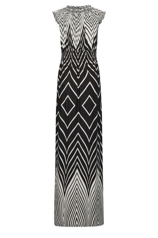 LTS Tall Black Chevron Maxi Dress | Long Tall Sally 7