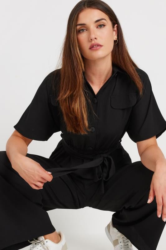 LTS Tall Black Utility Jumpsuit | Long Tall Sally  2