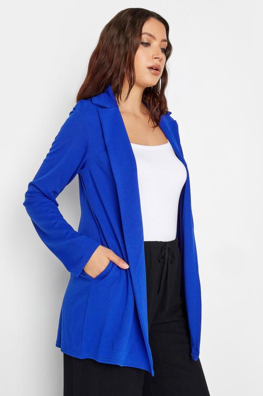 LTS Tall Women's Cobalt Blue Scuba Longline Blazer | Long Tall Sally 4