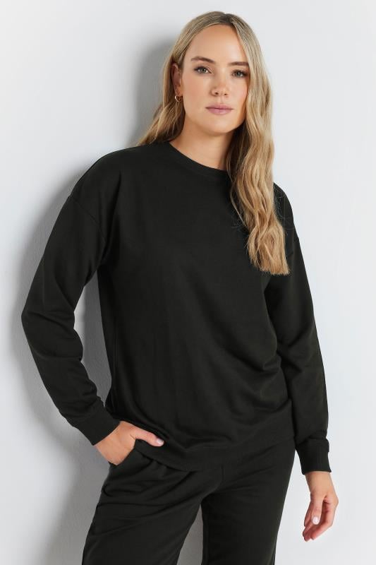 Tall  LTS Tall Black Long Sleeve Sweatshirt