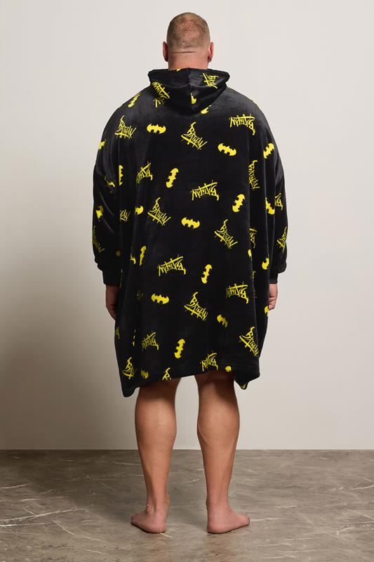 BadRhino Big & Tall Black Batman Blanket Hoodie | BadRhino 3