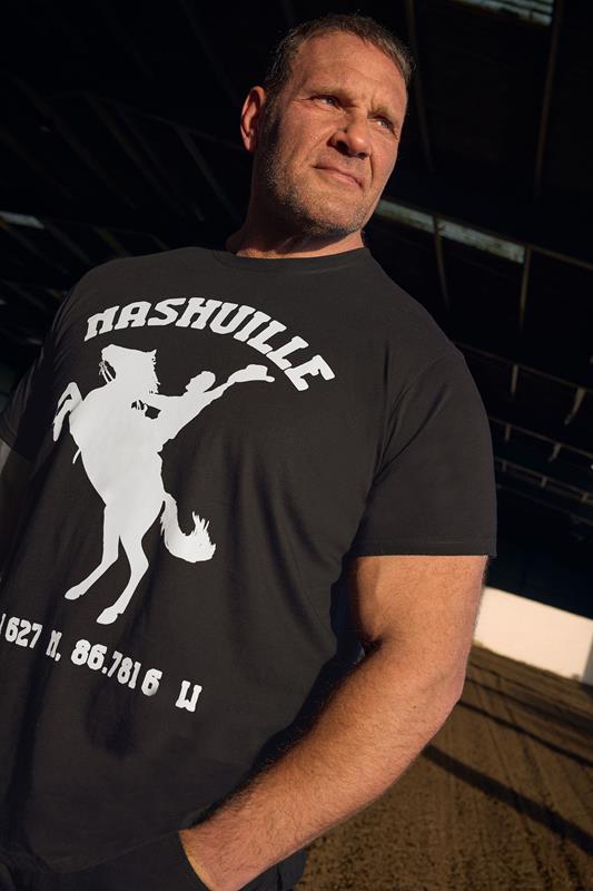  BadRhino Big & Tall Black 'Nashville' Graphic T-Shirt