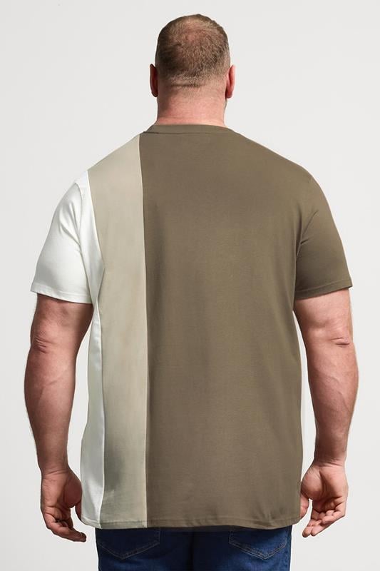 BadRhino Big & Tall Brown Extra Long Cut & Sew T-Shirt | BadRhino 2