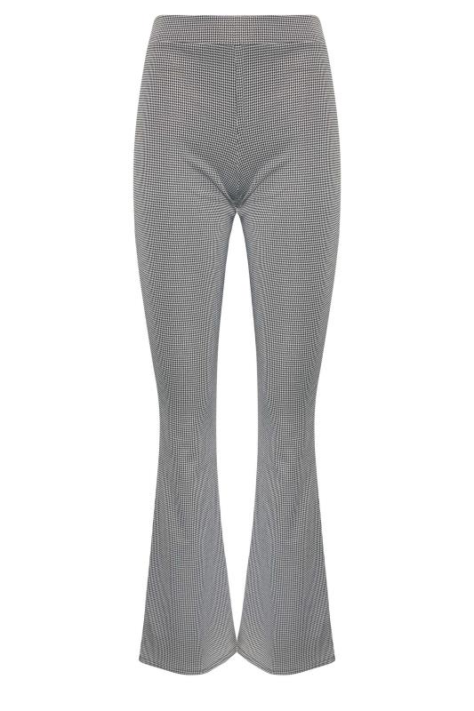 LTS Tall Womens Black & White Check Kickflare Trousers | Long Tall Sally  5