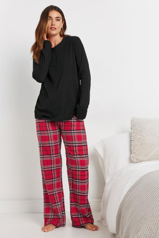 LTS Tall Red Woven Check Pyjama Bottoms Long Tall Sally