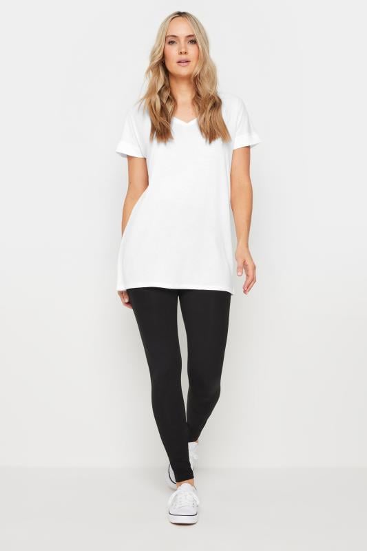 LTS PREMIUM Tall Black Cotton Leggings | Long Tall Sally 4