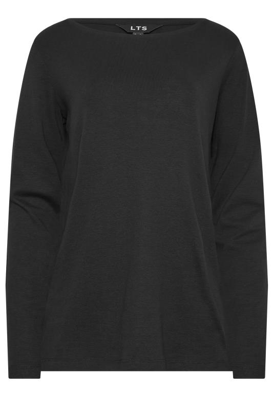 LTS Tall Womens 3 PACK Black & White Long Sleeve Cotton T-Shirt | Long Tall Sally  9