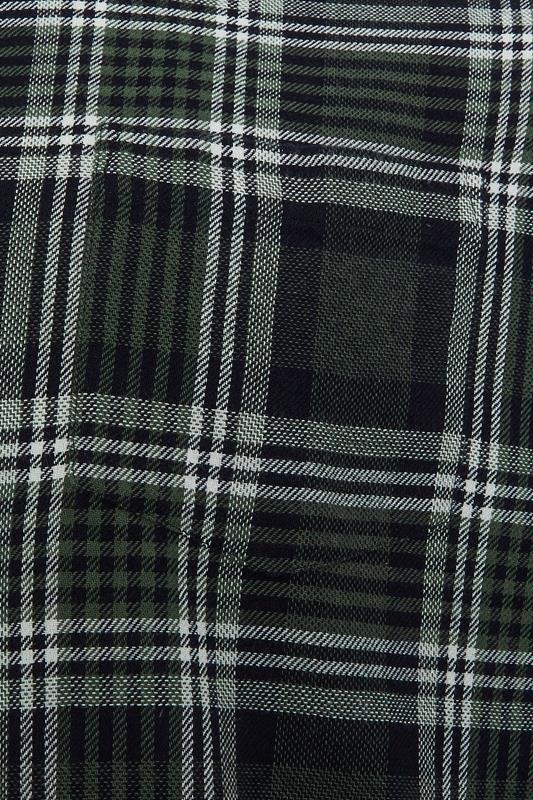 BadRhino Big & Tall Green Check Long Sleeve Shirt | BadRhino 7