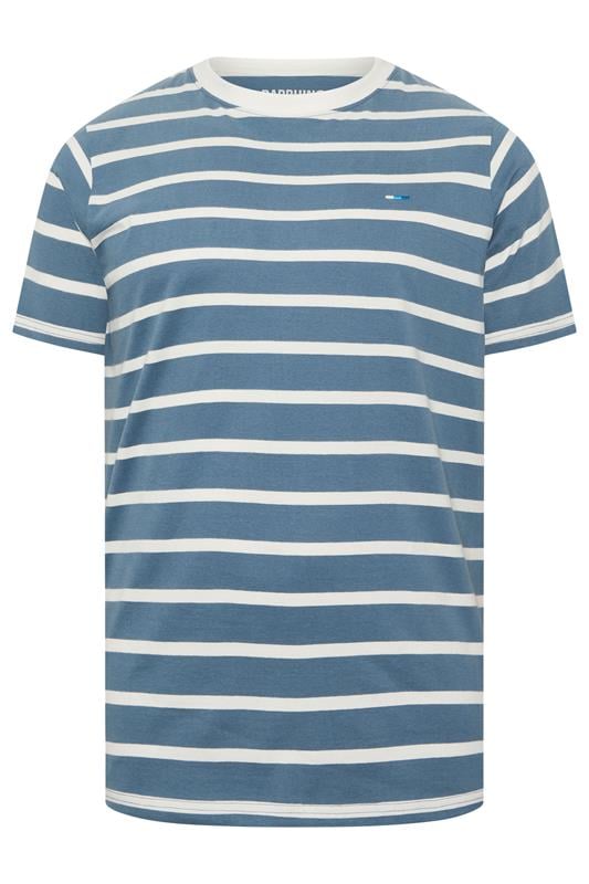 BadRhino Big & Tall Blue Stripe T-Shirt | BadRhino 5