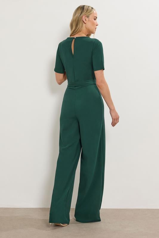 LTS Tall Dark Green Belted Jumpsuit | Long Tall Sally  3