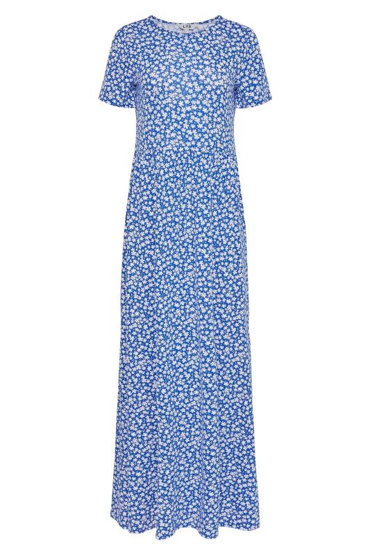 LTS Tall Women's Blue Ditsy Print Maxi Dress | Long Tall Sally