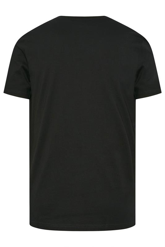 LYLE & SCOTT Big & Tall Black Cheers To Tradition Graphic T-Shirt | BadRhino 5