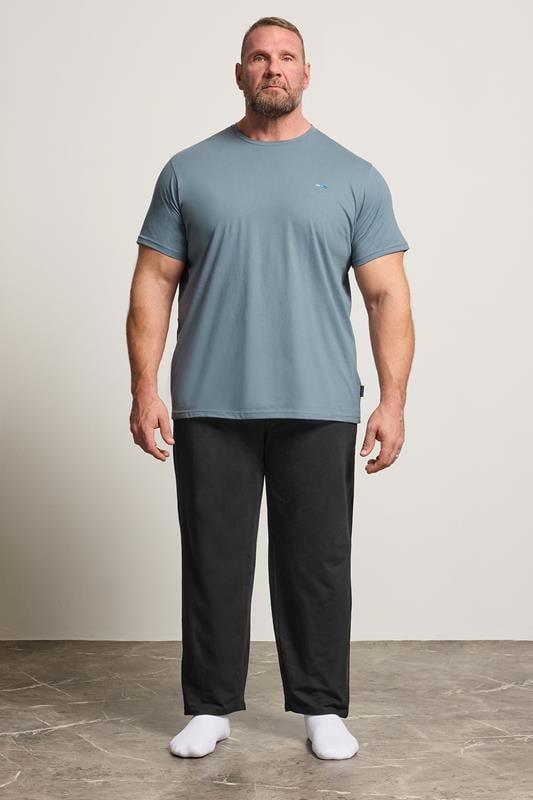 BadRhino Big & Tall Petrol Blue Lounge Trouser & T-Shirt Set