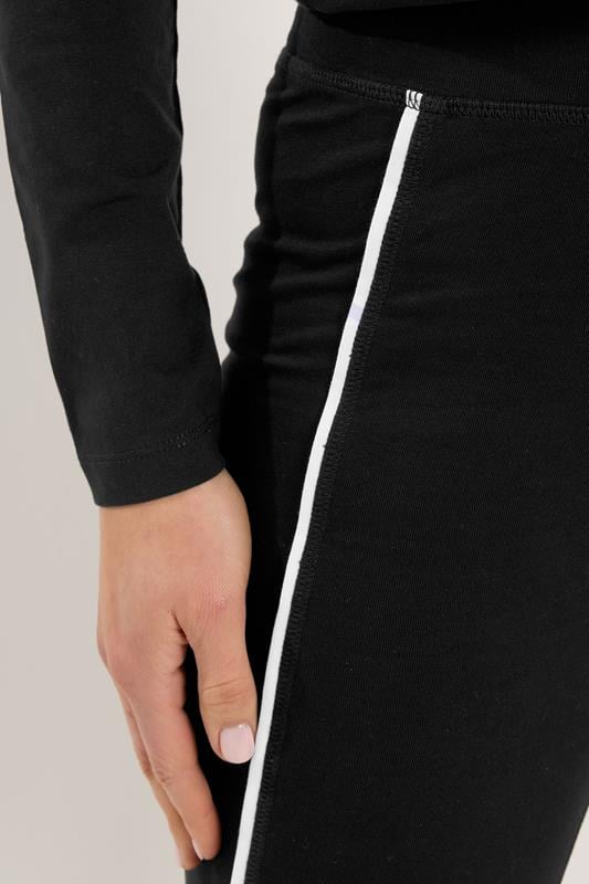 LTS Tall Women's Black Active Piped Leggings | Long Tall Sally 5