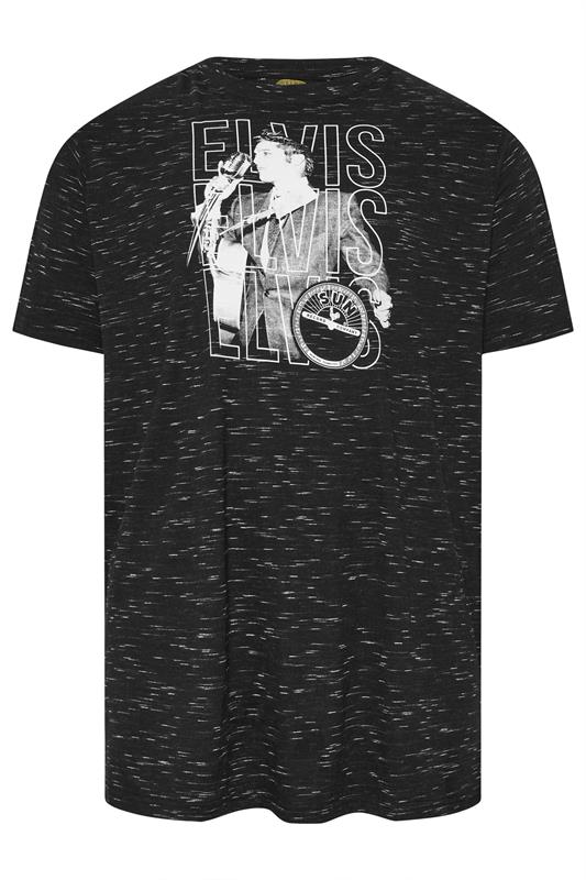 D555 Big & Tall Black Elvis Presley Graphic T-Shirt | BadRhino 3