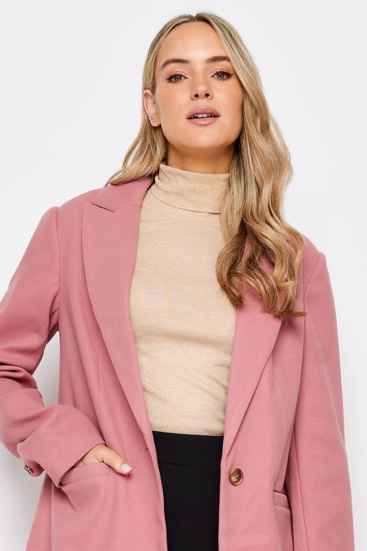 LTS Tall Women's Blush Pink Midi Formal Coat | Long Tall Sally 4