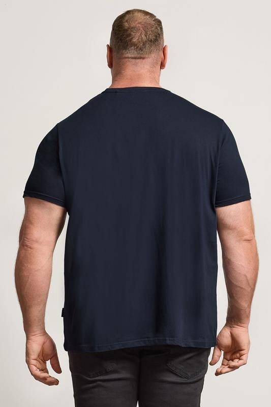 BadRhino Big & Tall Navy Blue Superman Graphic Print T-Shirt | BadRhino 3