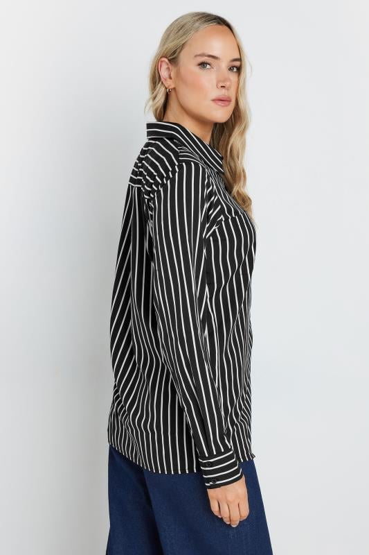 LTS Tall Black Striped Long Sleeve Shirt Long Tall Sally