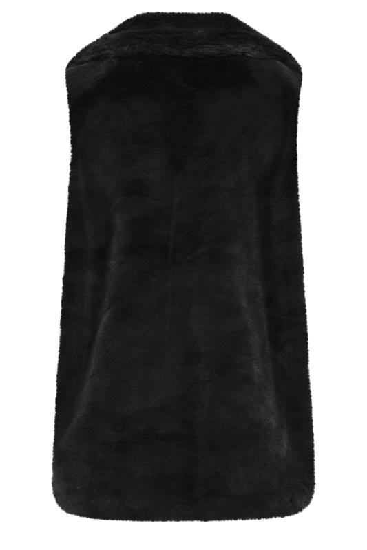 LTS Tall Black Faux Fur Gilet | Long Tall Sally 7
