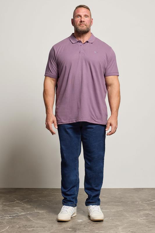 BadRhino Big & Tall Plum Purple Polo Shirt | BadRhino 2