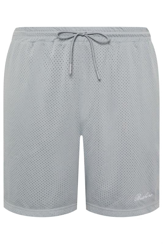 BadRhino Big & Tall Light Grey Lightweight Mesh Shorts