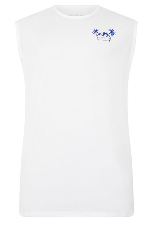 BadRhino Big & Tall Light Blue Sun Graphic Vest Top | BadRhino 8