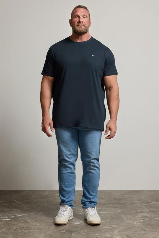 BadRhino Big & Tall Navy Extra Long Core T-Shirt | BadRhino 2