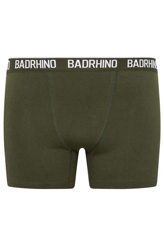 BadRhino 5 PACK Navy Blue/Grey/Green/Burnt Red/Black Boxers | BadRhino 10