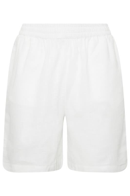 LTS Tall Women's White Cotton Shorts | Long Tall Sally 4