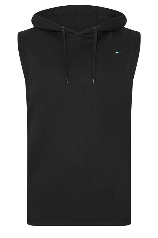 BadRhino Big & Tall Black Sleeveless Hoodie | BadRhino 5