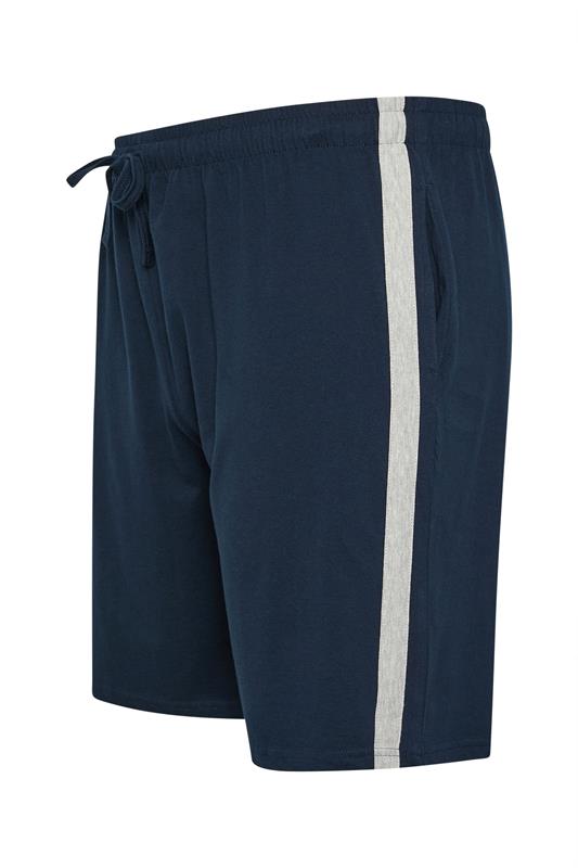 BadRhino Big & Tall Navy Blue Lightweight Lounge Shorts | BadRhino 3