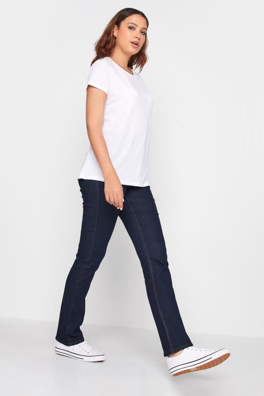 LTS Tall Women's Blue Straight Leg Jeans | Long Tall Sally  2