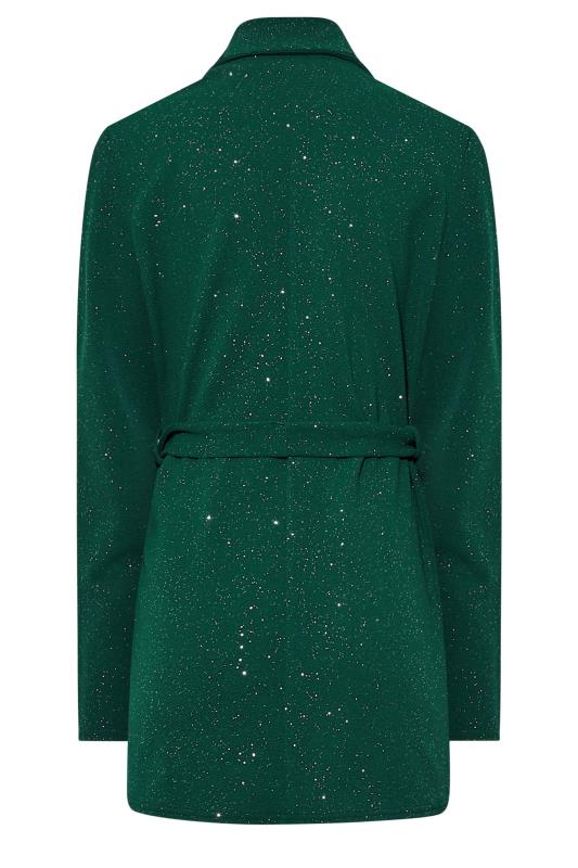 LTS Tall Forest Green Glitter Blazer | Long Tall Sally 7