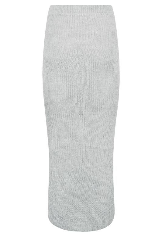 LTS Tall Grey Maxi Knitted Skirt | Long Tall Sally 5