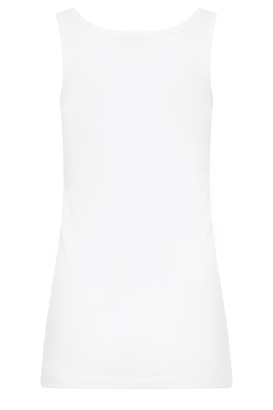 LTS Tall Women's White Vest Top | Long Tall Sally 7