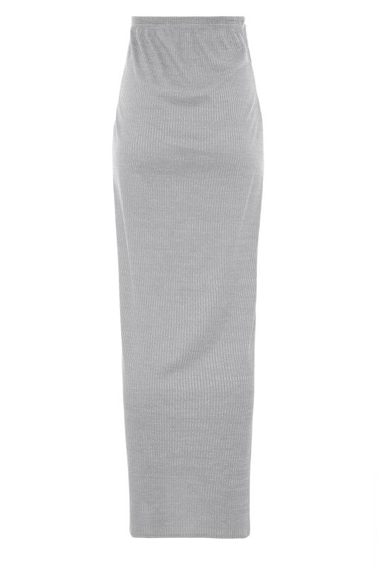 LTS Maternity Grey Ribbed Maxi Skirt | Long Tall Sally 4