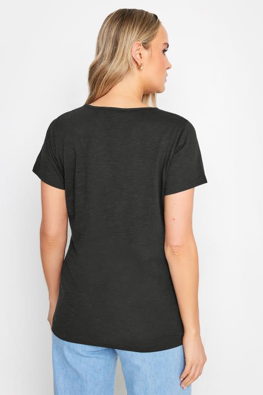 LTS Tall Womens 2 PACK Black & White Short Sleeve T-Shirts | Long Tall Sally 2