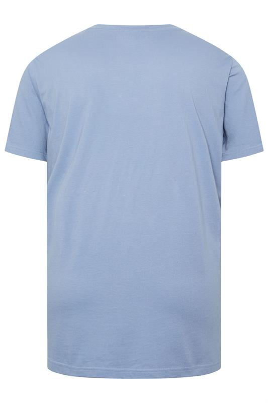 BadRhino Big & Tall Navy Blue 5 Pack V-Neck T-Shirts | BadRhino 3