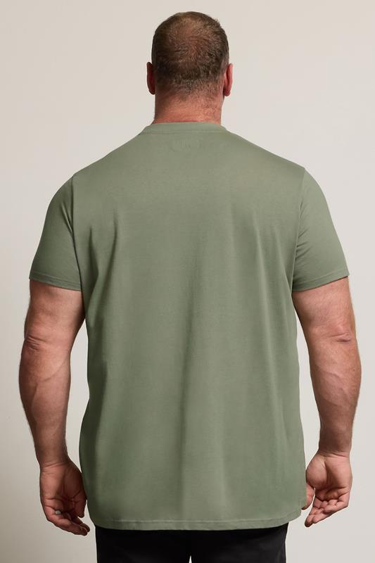 BadRhino Big & Tall Sage Green Extra Long Core T-Shirt | BadRhino 3