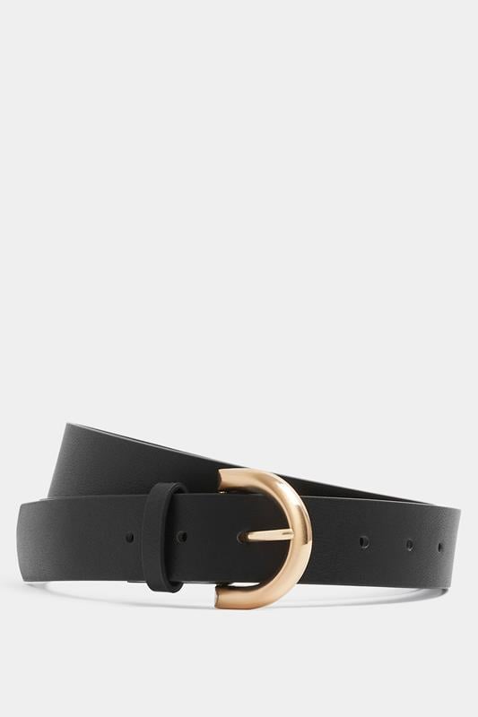  Yours Black Faux Leather Belt