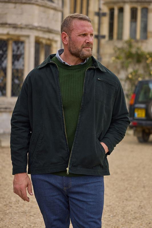 BadRhino Big & Tall Black Canvas Worker Jacket | BadRhino 1