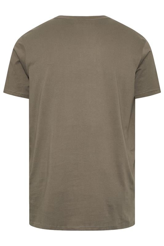 BadRhino Big & Tall Khaki Green Core T-Shirt | BadRhino 7
