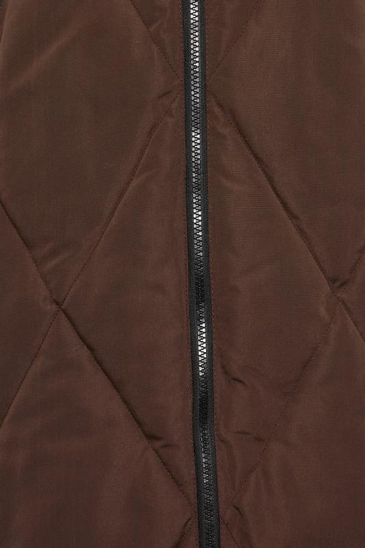 LTS Tall Women's Brown Maxi Puffer Coat | Long Tall Sally 6