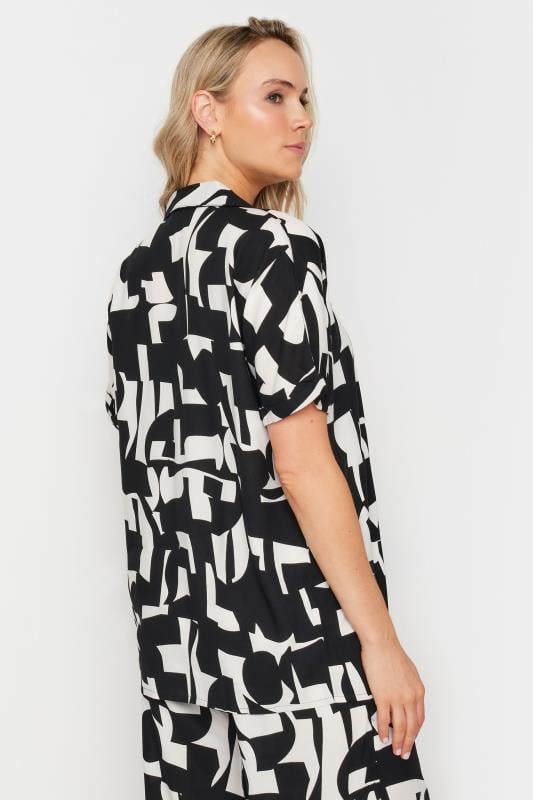 LTS Tall Black & White Abstract Print Shirt | Long Tall Sally 3