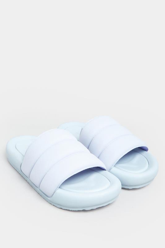 LIMITED COLLECTION Lilac Purple Padded Sliders In Wide E Fit | Yours Clothing 2