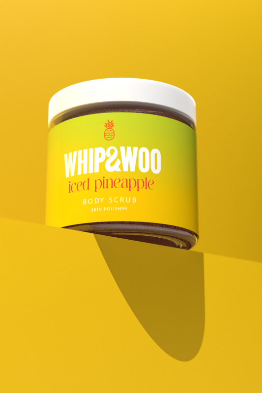 Iced Pineapple Body Scrub | Whip&Woo 1