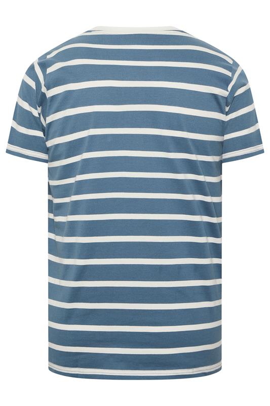 BadRhino Big & Tall Blue Stripe T-Shirt | BadRhino 6